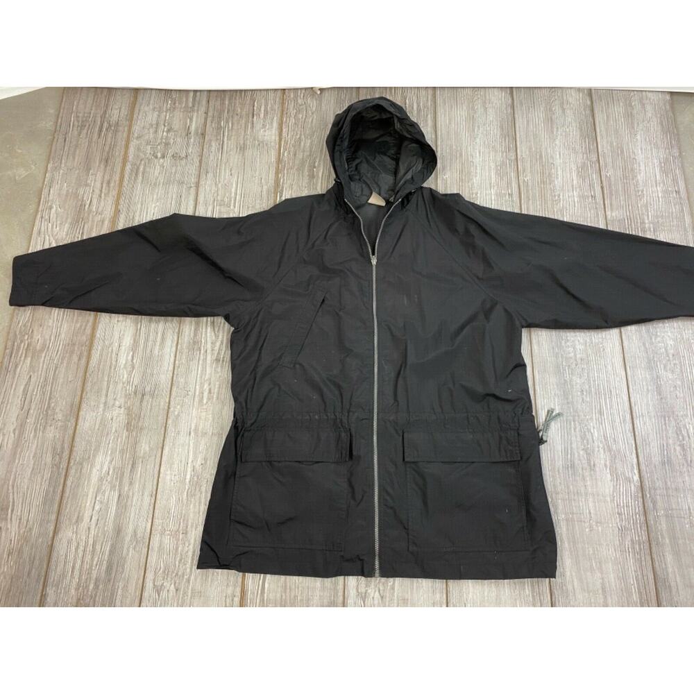 Shed Rain Pouchables Men's Photographer Jacket Black Size‎ L Hoodie Nylon VTG - Picture 7 of 9